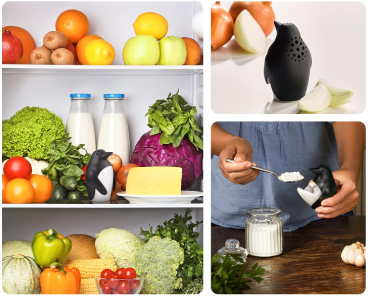 Chill Bill – Le Désodorisant Pingouin pour Réfrigérateur | Fraîcheur Naturelle et Design Original